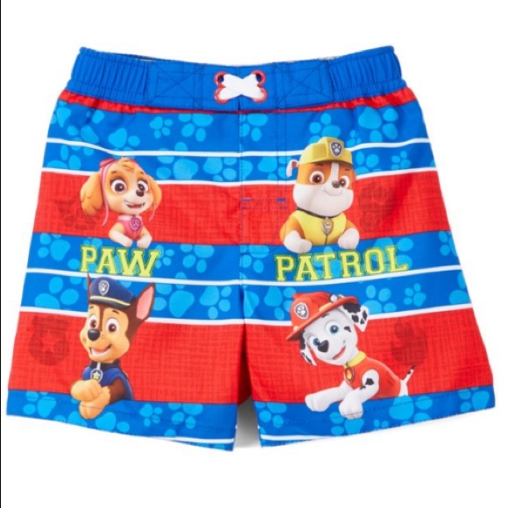 Paw Patrol Striped Board Shorts Baby Boys